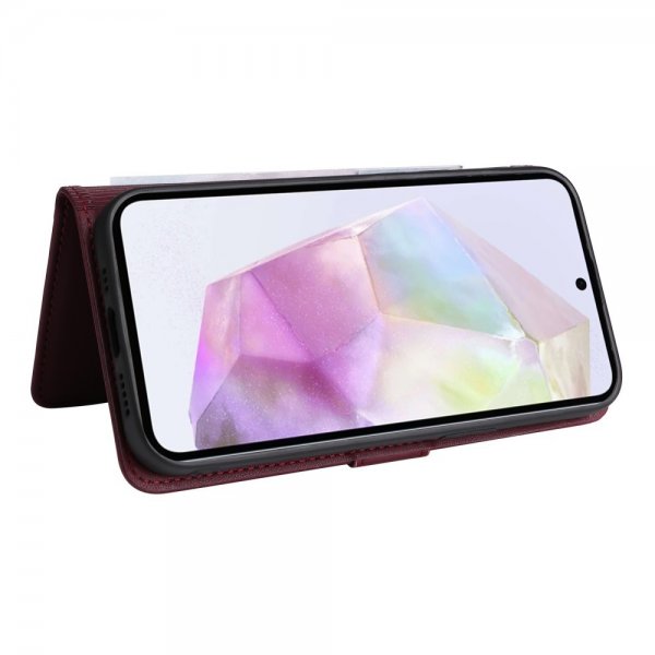 Betopnice Samsung Galaxy A36 Fodral med Löstagbart Skal 005 Röd