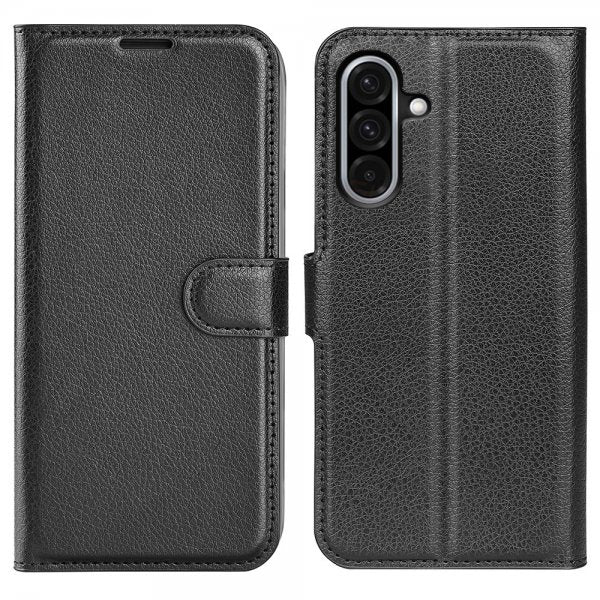Samsung Galaxy A36/Galaxy A56 Fodral Litchi Svart