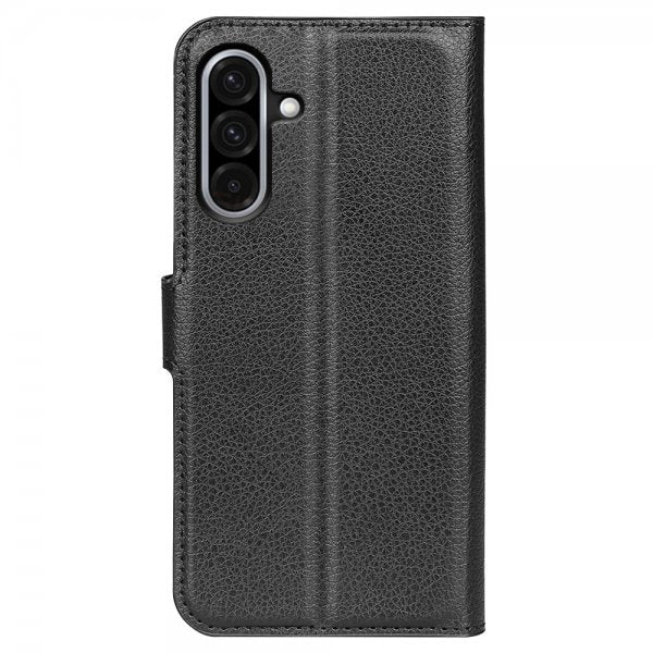 Samsung Galaxy A36/Galaxy A56 Fodral Litchi Svart