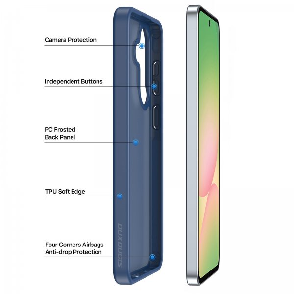 Dux Ducis Samsung Galaxy A36/Galaxy A56/Galaxy A37 Skal Yind Series Blå