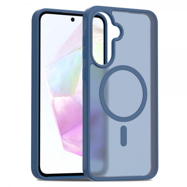 Samsung Galaxy A36/Galaxy A56 Skal Frosted MagSafe Blå