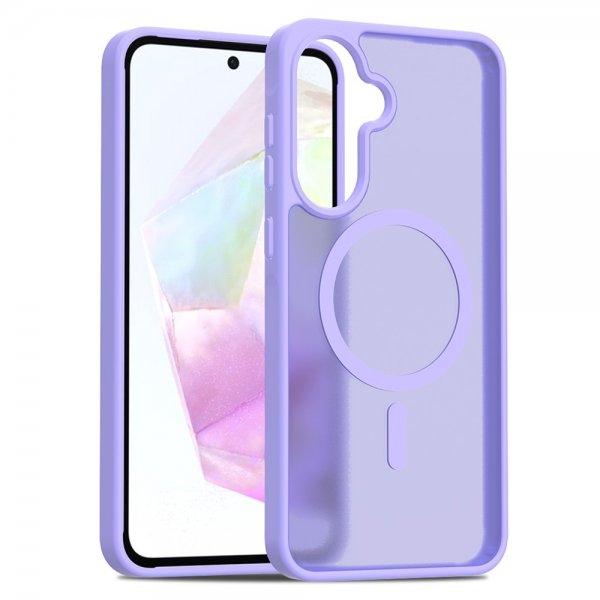 Samsung Galaxy A36/Galaxy A56 Skal Frosted MagSafe Lila