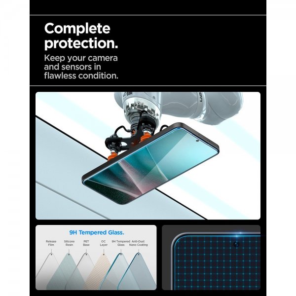 Spigen Samsung Galaxy A36/A37 Skärmskydd GLAS.tR EZ Fit 2-pack