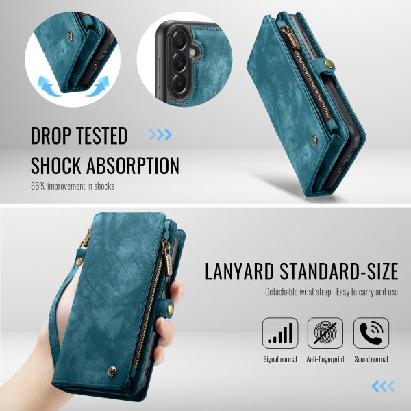 CaseMe Samsung Galaxy A37 Fodral 008 Series Löstagbart Skal Blå