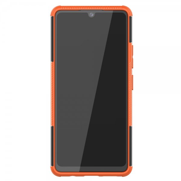 Samsung Galaxy A42 5G Skal Däckmönster Stativfunktion Orange