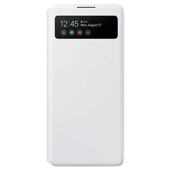 Samsung Original Galaxy A51 Fodral S View Wallet Cover Vit