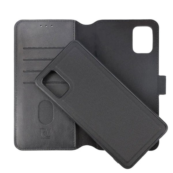 Rvelon Samsung Galaxy A51 Fodral Magnetiskt Avtagbart Skal Svart