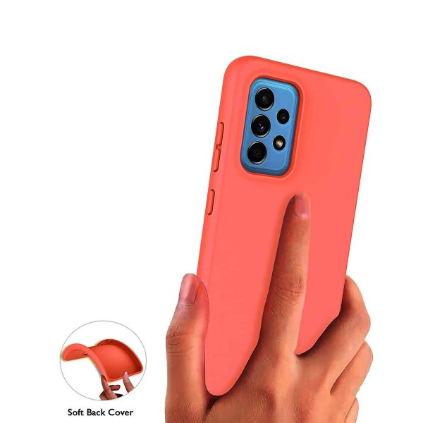 Rvelon Samsung Galaxy A52/A52s 5G Skal Silikon Rosa
