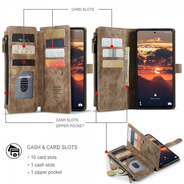 CaseMe Samsung Galaxy A53 5G Fodral C30 Series Brun