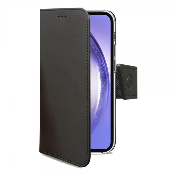 Celly Samsung Galaxy A54 5G Fodral Wally Wallet Case Svart