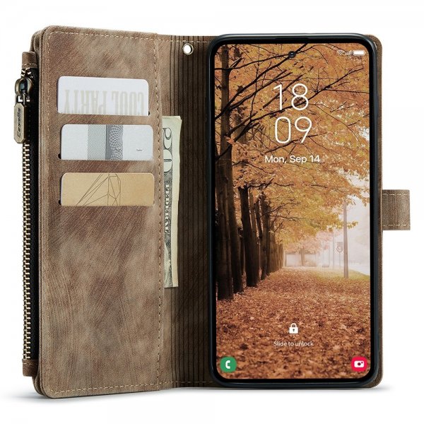 CaseMe Samsung Galaxy A55 Fodral C30 Series Brun