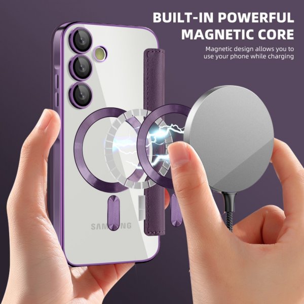 Samsung Galaxy A55 Fodral MagSafe Lila