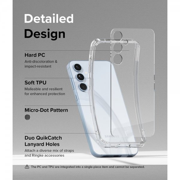 Ringke Samsung Galaxy A55 Skal Fusion Clear