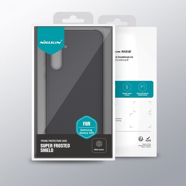 Nillkin Samsung Galaxy A55 Skal Super Frosted Shield Pro Svart