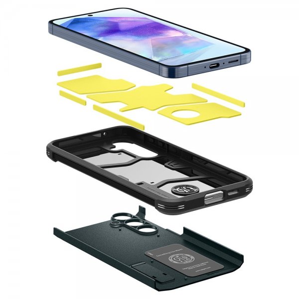 Spigen Samsung Galaxy A55 Skal Tough Armor Phantom Green