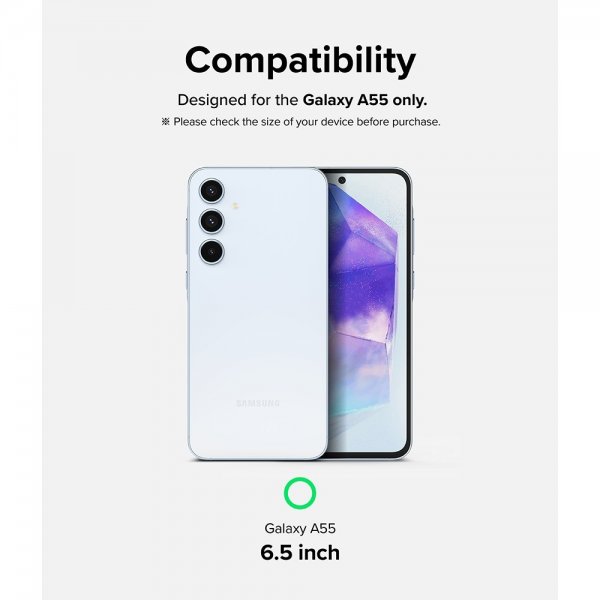 Ringke Samsung Galaxy A55 Skärmskydd Easy Slide 2-pack
