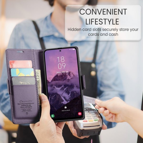 CaseMe Samsung Galaxy A56 Fodral 023 Series Lila