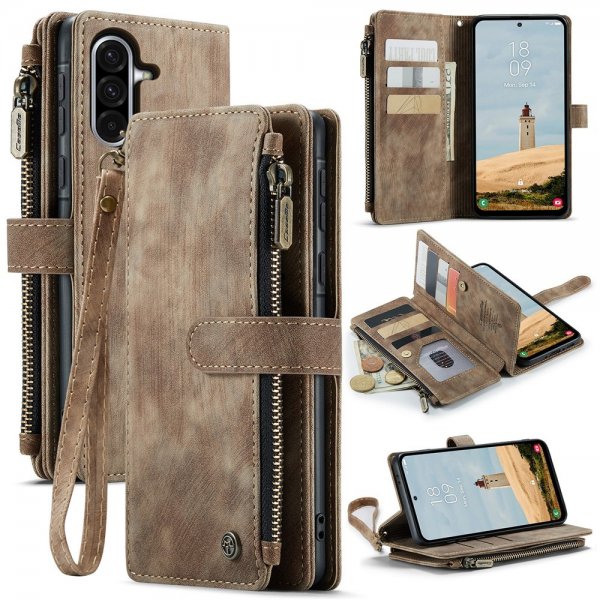 CaseMe Samsung Galaxy A56 Fodral C30 Series Brun
