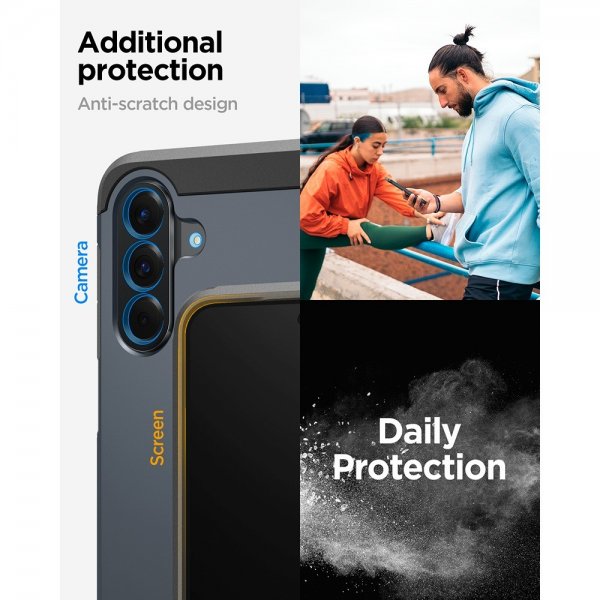 Spigen Samsung Galaxy A56 Skal Tough Armor Metal Slate