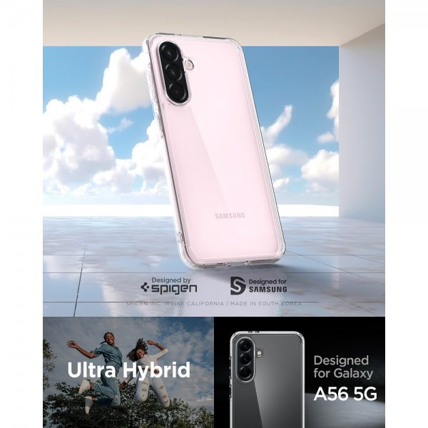 Spigen Samsung Galaxy A56 Skal Ultra Hybrid Crystal Clear