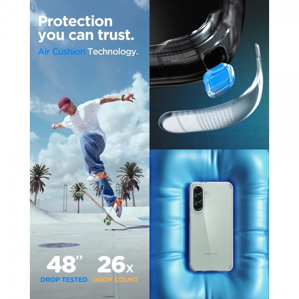 Spigen Samsung Galaxy A56 Skal Ultra Hybrid Crystal Clear