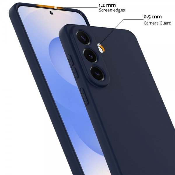 Samsung Galaxy A57 Skal med Strap Silikon MagSafe Blå