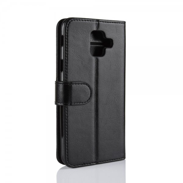 Samsung Galaxy A6 2018 Plånboksfodral Kortfack Svart