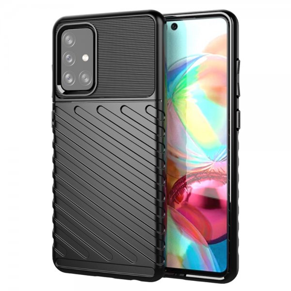 Samsung Galaxy A72 Skal Thunder Series Svart