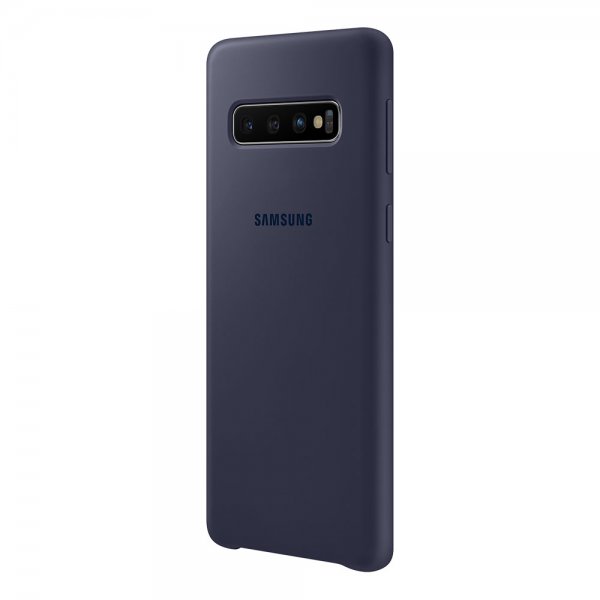 Samsung Original Galaxy S10 Skal Silicone Cover Navy