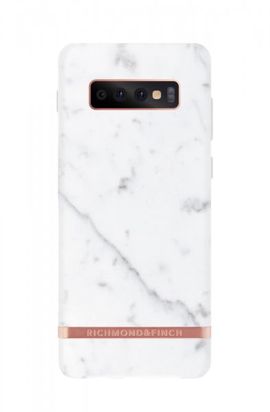 Richmond & Finch Samsung Galaxy S10 Skal White Marble