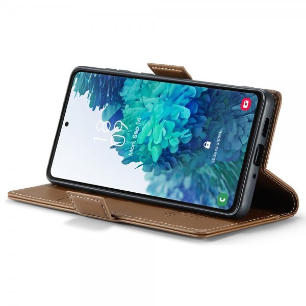 CaseMe Samsung Galaxy S20 FE Fodral 023 Series Brun