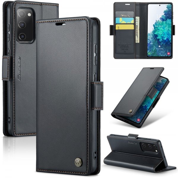 CaseMe Samsung Galaxy S20 FE Fodral 023 Series Svart