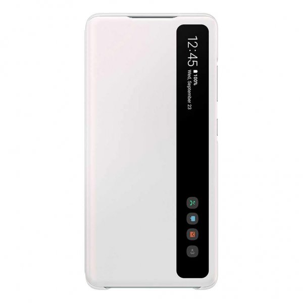 Samsung Original Samsung Galaxy S20 FE Fodral Smart Clear View Cover Vit