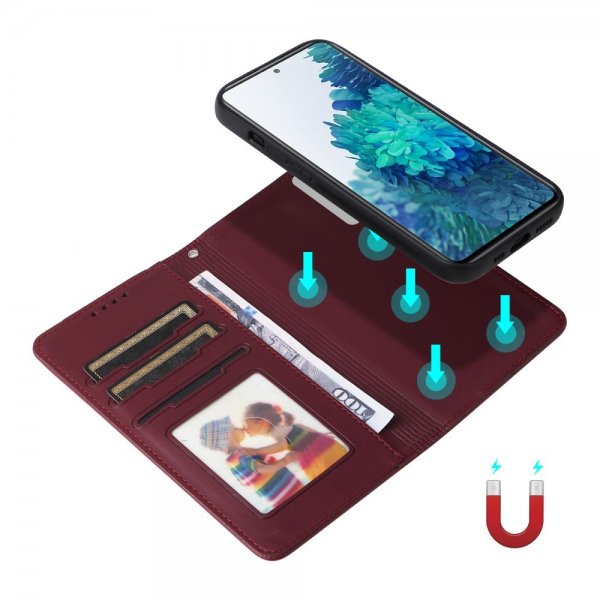 Betopnice Samsung Galaxy S20 FE Fodral med Löstagbart Skal 005 Röd