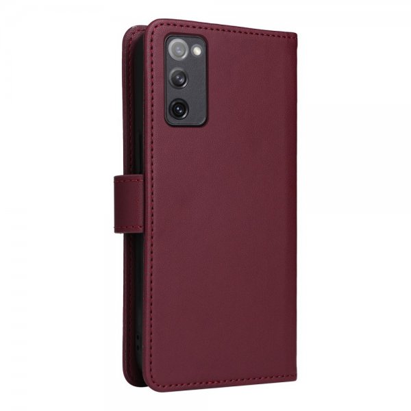 Betopnice Samsung Galaxy S20 FE Fodral med Löstagbart Skal 005 Röd