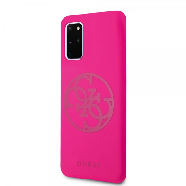 Guess Samsung Galaxy S20 Plus Skal med Logo Magenta