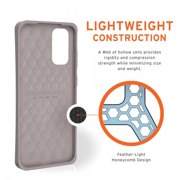 Urban Armor Gear (UAG) Samsung Galaxy S20 Plus Skal Outback Biodegradable Cover Lilac