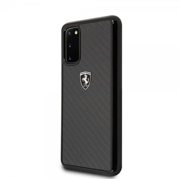 Ferrari Samsung Galaxy S20 Skal Kolfibertextur Svart