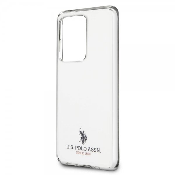 U.S. Polo Samsung Galaxy S20 Ultra Skal med Logo Vit