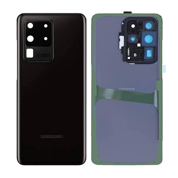Samsung Galaxy S20 Ultra (SM-G988B) Mea Baksida Original - Svart