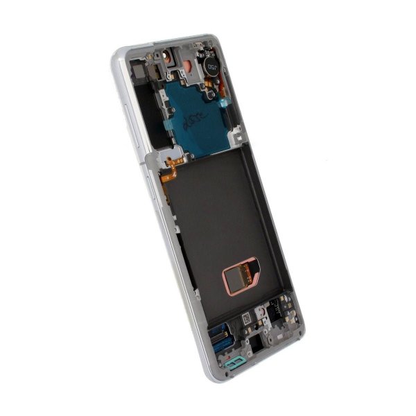 Samsung Galaxy S21 5G Skärm med LCD Display Original - Vit