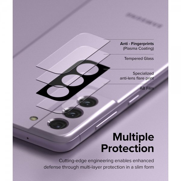 Ringke Samsung Galaxy S21 FE Kameraskydd Camera Protector Glass 3-pack