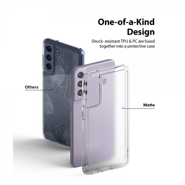 Ringke Samsung Galaxy S21 FE Skal Fusion Matte Matte Clear