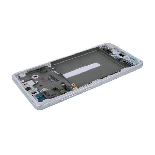 Samsung Galaxy S21 FE Skärm med LCD Display Original - Vit