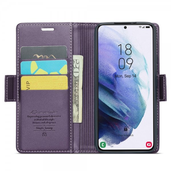 CaseMe Samsung Galaxy S21 Fodral 023 Series Lila