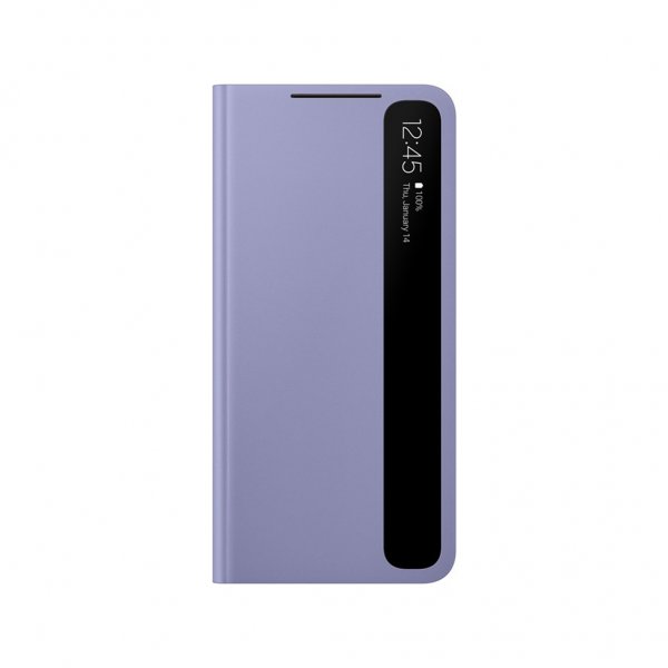 Samsung Original Galaxy S21 Fodral Smart Clear View Cover Violet