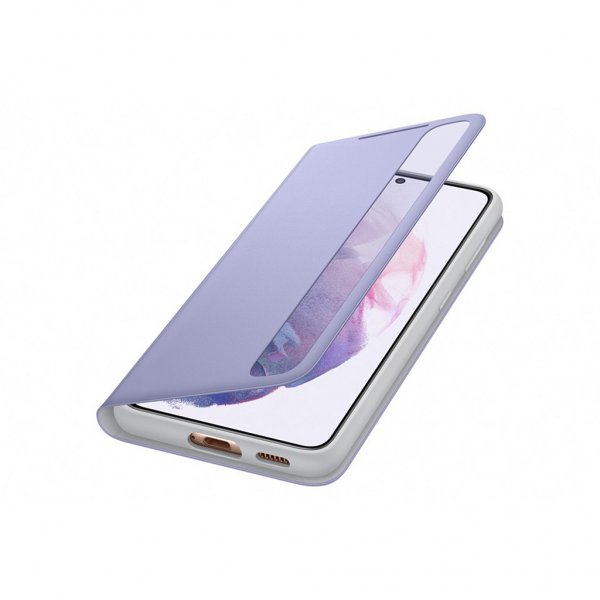 Samsung Original Galaxy S21 Fodral Smart Clear View Cover Violet
