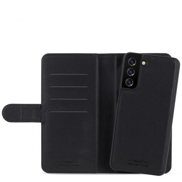 holdit Samsung Galaxy S21 Plus Fodral Wallet Case Magnet Svart