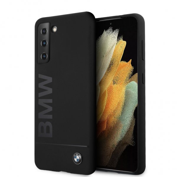 BMW Samsung Galaxy S21 Plus Skal med Logo Svart