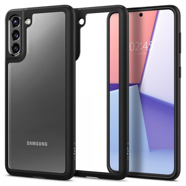 Spigen Samsung Galaxy S21 Plus Skal Ultra Hybrid Matte Black